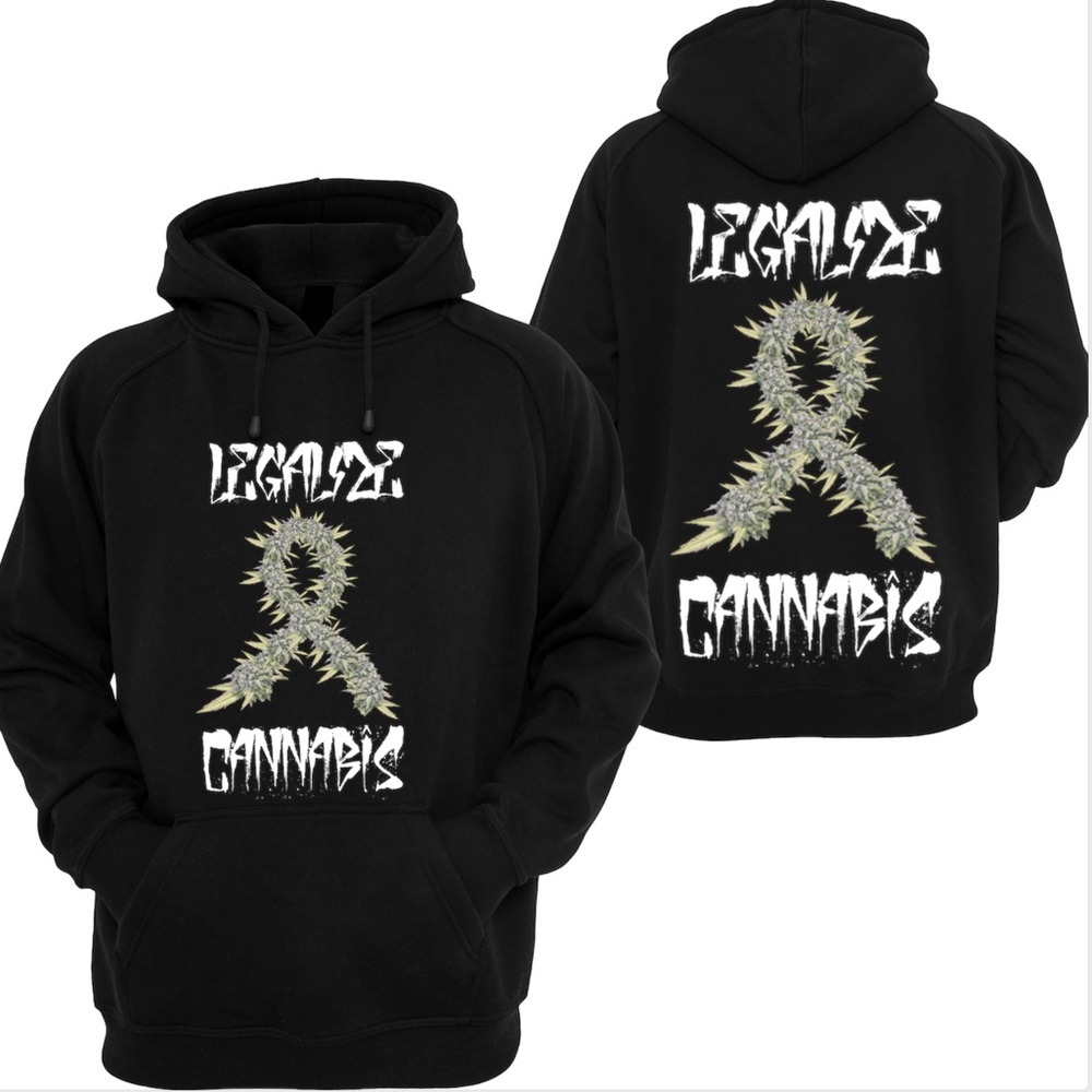 ‘Legalize Cannabis’ Hoodies&T-shirts now available